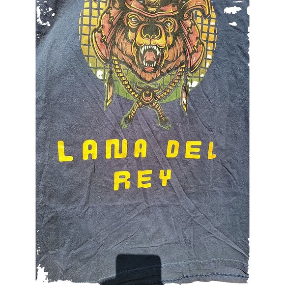 Lana Del Rey T-shirt Rare, Navy Blue Bear Samarai 2XL - Picture 5 of 5